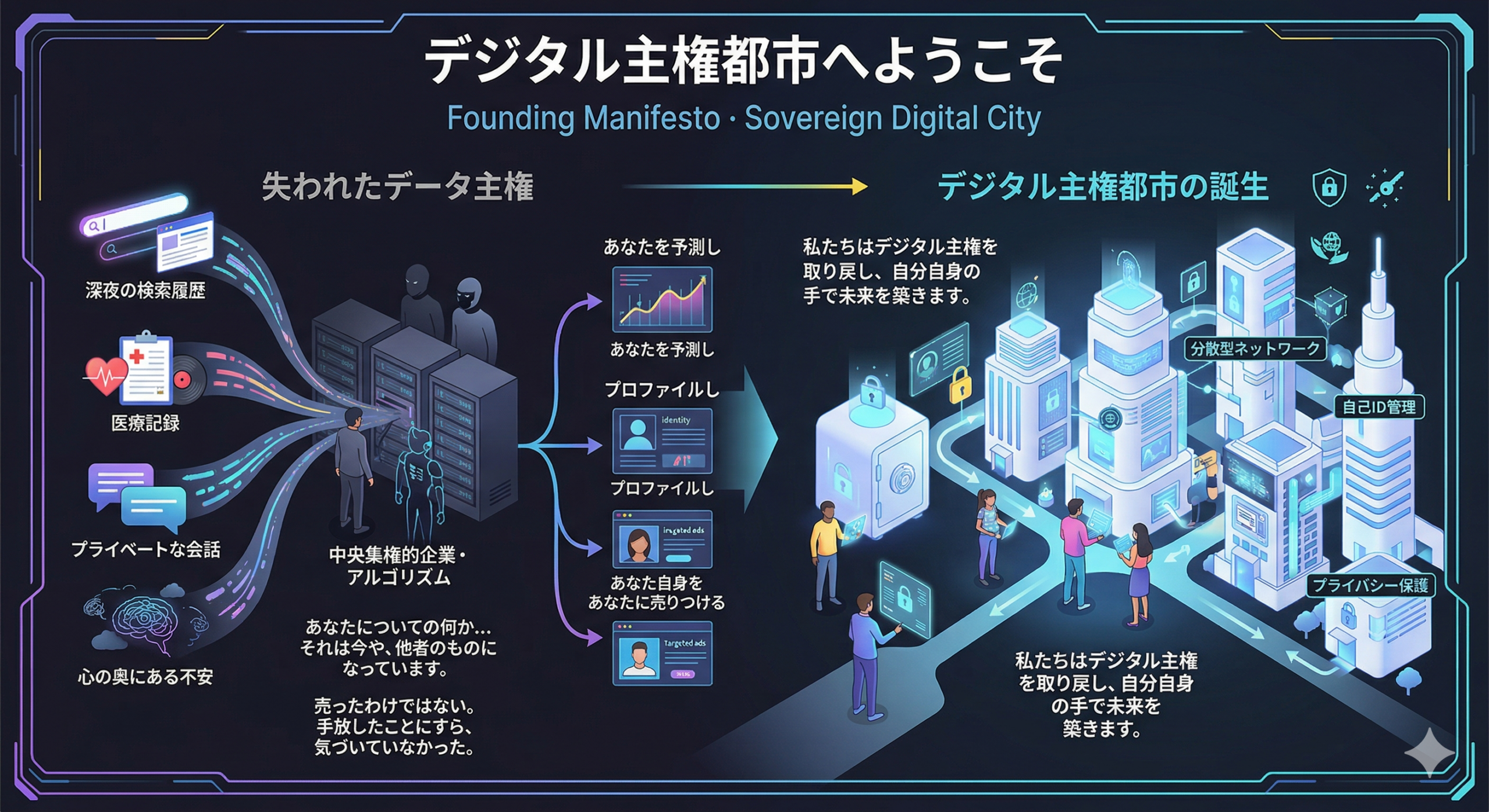 デジタル主権都市 — 失われたデータ主権から市民の自由へ